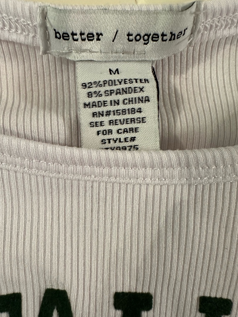 Better/Together Italia Crop Tank NWT - Picture 3 of 5